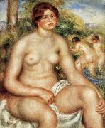 Pierre Renoir Seated Nude painting